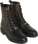 Calvin Klein Boots & laarzen Cleat Biker Boot Mono Mix in bruin - Thumbnail 5