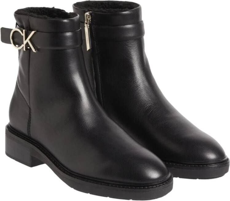 Calvin Klein Ankle Boots Zwart Dames