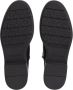Calvin Klein Zwarte Leren Enkellaarzen met Rubberen Zool Black Dames - Thumbnail 8