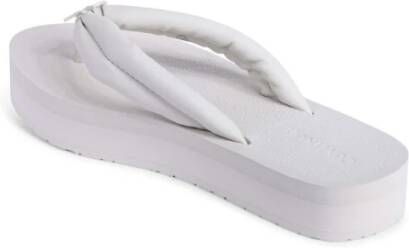 Calvin Klein Beige Eco-Vriendelijke Teenslipper