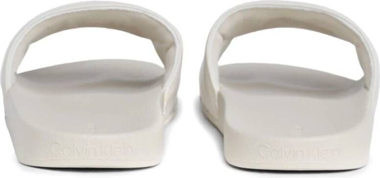 Calvin Klein Beige Flip Flops voor vrouwen Gray Dames