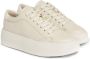 Calvin Klein Beige Lace-Up Flatform Sneakers Beige Dames - Thumbnail 3