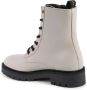 Calvin Klein Beige LaceUp Combat Boots - Thumbnail 2