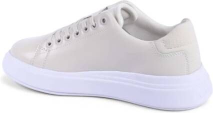 Calvin Klein Beige Leren Platform Sneaker