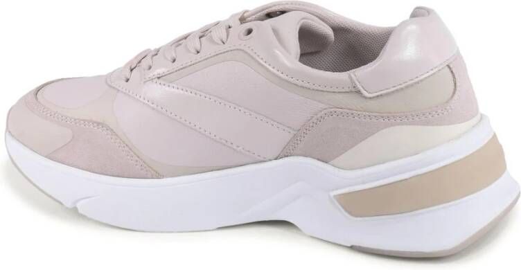 Calvin Klein Beige Leren Sneaker