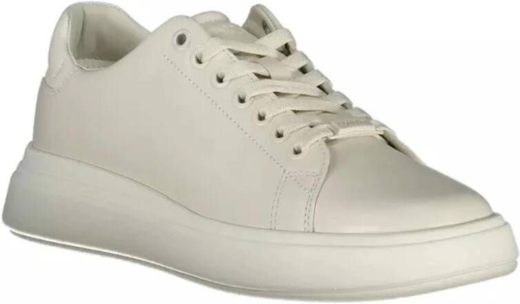 Calvin Klein Beige Polyester Sneaker voor vrouwen Beige Dames