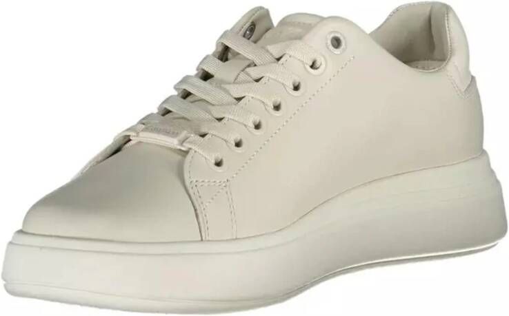 Calvin Klein Beige Polyester Sneaker voor vrouwen Beige Dames