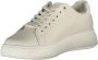 Calvin Klein Sportieve Beige Veterschoenen met Contrastdetails Beige Dames - Thumbnail 24