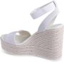 Calvin Klein Sleehaksandaaltjes WEDGE SANDAL SU MG BTW zomerschoen sandaal keilhak met klittenbandjes - Thumbnail 5
