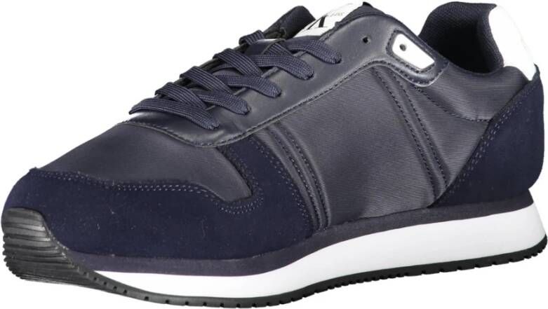 Calvin Klein Blauwe Heren Sportieve Veterschoen Blue Heren