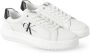 Calvin Klein Plateausneakers CHUNKY CUPSOLE MONO LTH WN vrijetijdsschoen lage schoen veterschoen met ck-opdruk aan de zijkant - Thumbnail 9