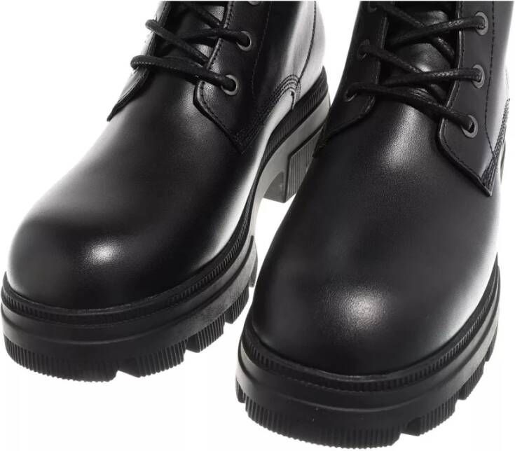 Calvin Klein Chunky Combat Laceup Boot Black Dames