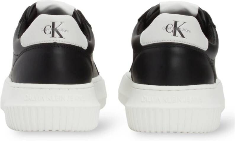 Calvin Klein Chunky Cupsole Mono Zwarte Sneakers Black Dames