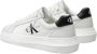 Calvin Klein Plateausneakers CHUNKY CUPSOLE MONO LTH WN vrijetijdsschoen lage schoen veterschoen met ck-opdruk aan de zijkant - Thumbnail 9