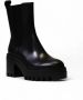 Calvin Klein Jeans Zwarte Chunky Heeled Chelsea Enkellaarzen Black Dames - Thumbnail 8