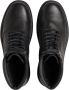Calvin Klein Zwarte leren gevechts enkellaarzen Black Heren - Thumbnail 8