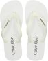 Calvin Klein Dames Rubberen Slippers White Dames - Thumbnail 4