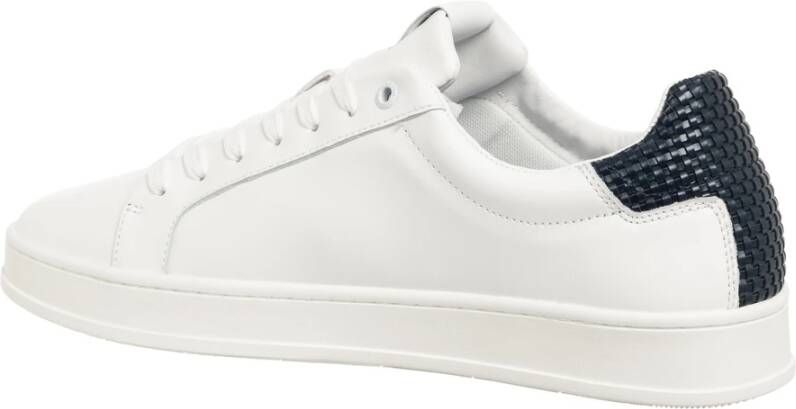 Calvin Klein Effen Vetersneakers White Heren