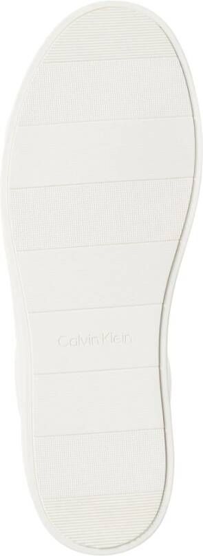 Calvin Klein Effen Vetersneakers White Heren
