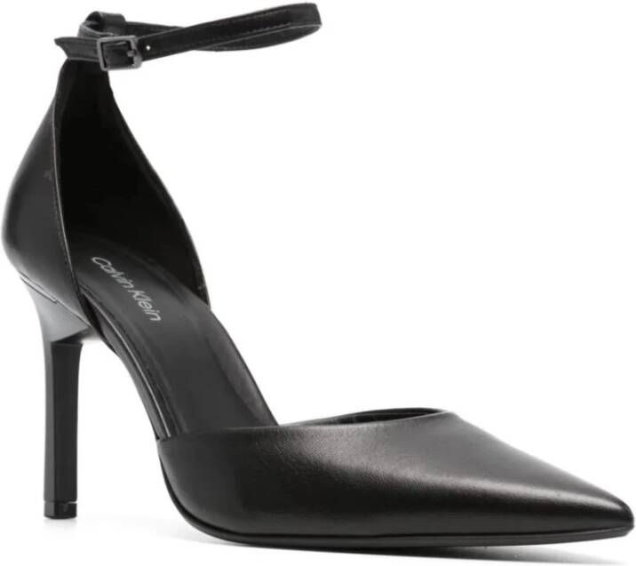Calvin Klein Elegant Zwart Pump Strap Hakken Black Dames