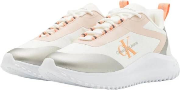Calvin Klein Eva Runner Low Sneakers White Dames