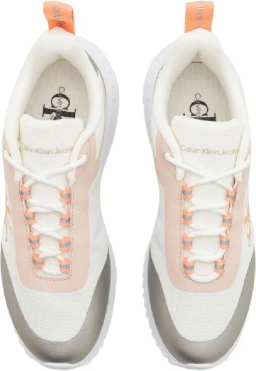 Calvin Klein Eva Runner Low Sneakers White Dames