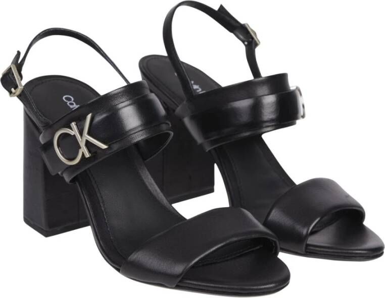 Calvin Klein Flat Sandals Zwart Dames