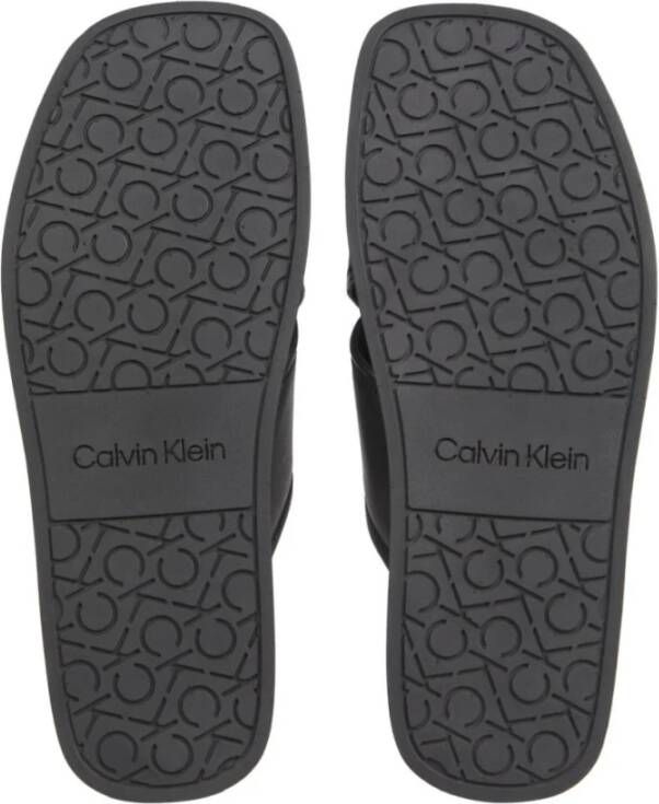 Calvin Klein Flat Sandals Zwart Heren