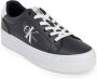Calvin Klein Flatform Laceup Sneakers Herfst Winter Collectie Black Dames - Thumbnail 4