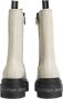 Calvin Klein Beige Leren Flatform Mid Lace-Up Laarzen Beige Dames - Thumbnail 6