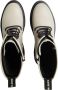Calvin Klein Beige Leren Flatform Mid Lace-Up Laarzen Beige Dames - Thumbnail 7
