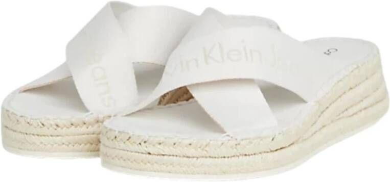 Calvin Klein Flip Flops Beige Dames