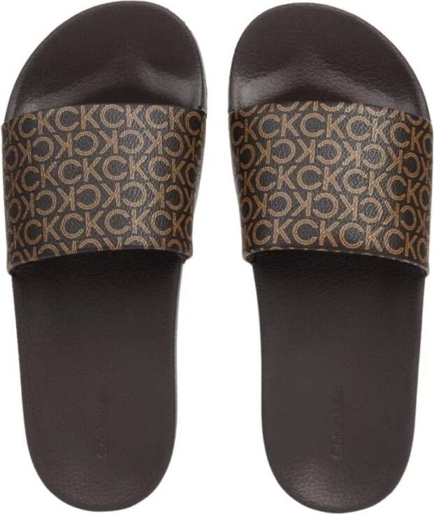 Calvin Klein Flip Flops Bruin Dames