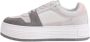 Calvin Klein Leren Sneaker Dames Herfst Winter Collectie Gray Dames - Thumbnail 2