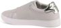 Calvin Klein Grijze leren Slip-On Sneakers - Thumbnail 3