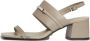 Calvin Klein Grijze Platte Sandaal voor Vrouwen Gray Dames - Thumbnail 8