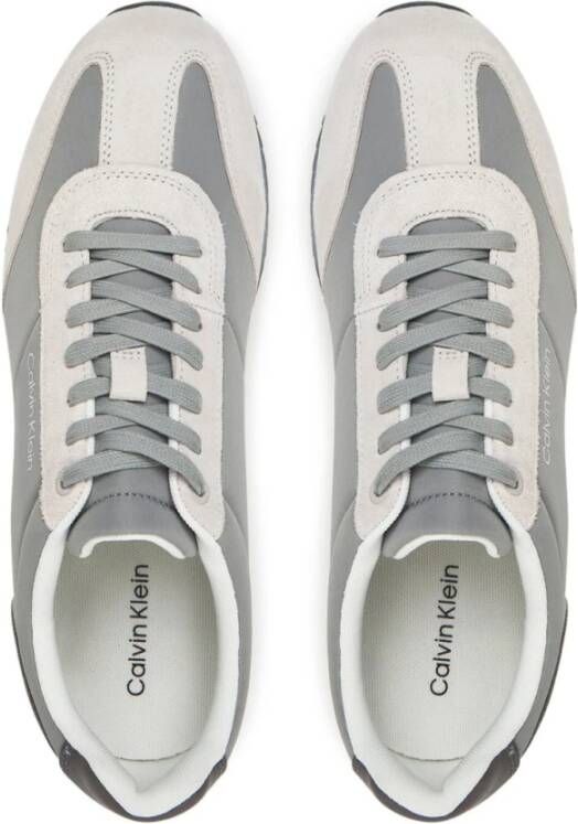 Calvin Klein Grijze Sneakers Sport Stijl