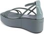 Calvin Klein Groene Plateau Sleehak Sandaal - Thumbnail 2