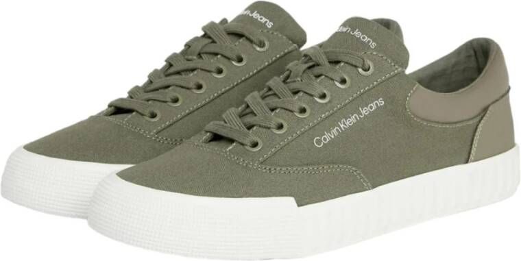 Calvin Klein Groene Vulc Low Sneakers Green Heren