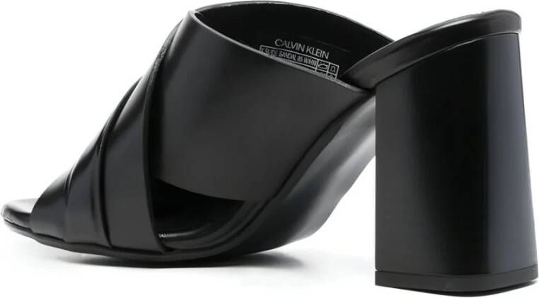 Calvin Klein Heeled Mules Zwart Dames