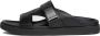 Calvin Klein Iconische Zwarte Plaque Pantoffels Black Heren - Thumbnail 8