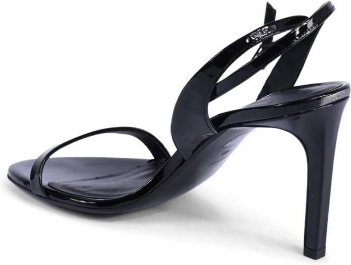Calvin Klein Italiaanse Leren Sandaal Zwart Model