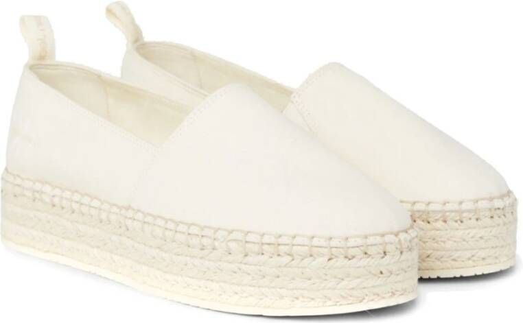 Calvin Klein Jeans Beige Espadrilles voor Vrouwen Beige Dames