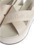 Calvin Klein Jeans Beige Open-Toe Sandalen met Gesp Strik Sluiting Beige Dames - Thumbnail 9