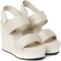 Calvin Klein Elegante Beige Sandalen Gekruiste Banden Beige Dames - Thumbnail 6