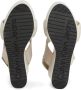 Calvin Klein Elegante Beige Sandalen Gekruiste Banden Beige Dames - Thumbnail 9