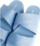 Calvin Klein Jeans Blauwe Platte Sandaal met Webbing Banden Blue Dames - Thumbnail 7
