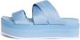 Calvin Klein Slippers FLATFORM SANDAL WEBBING IN MR plateau zomerschoen slippers met logo-opdruk - Thumbnail 8
