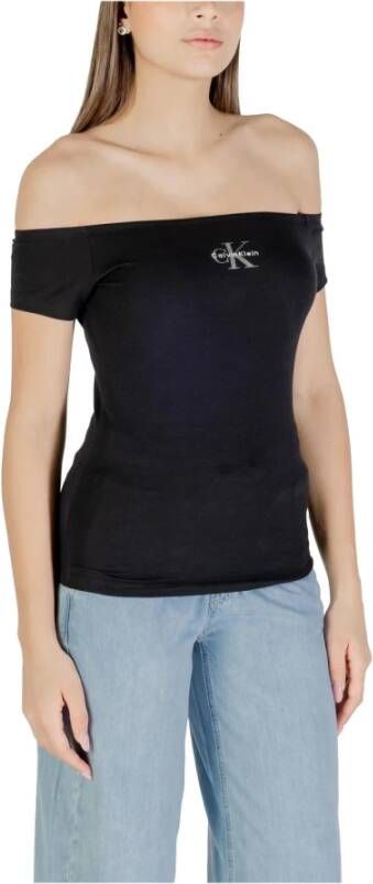 Calvin Klein Jeans Boot hals korte mouw top