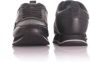 Calvin Klein Zwarte Leren Sneakers met Print Detail Black Heren - Thumbnail 6